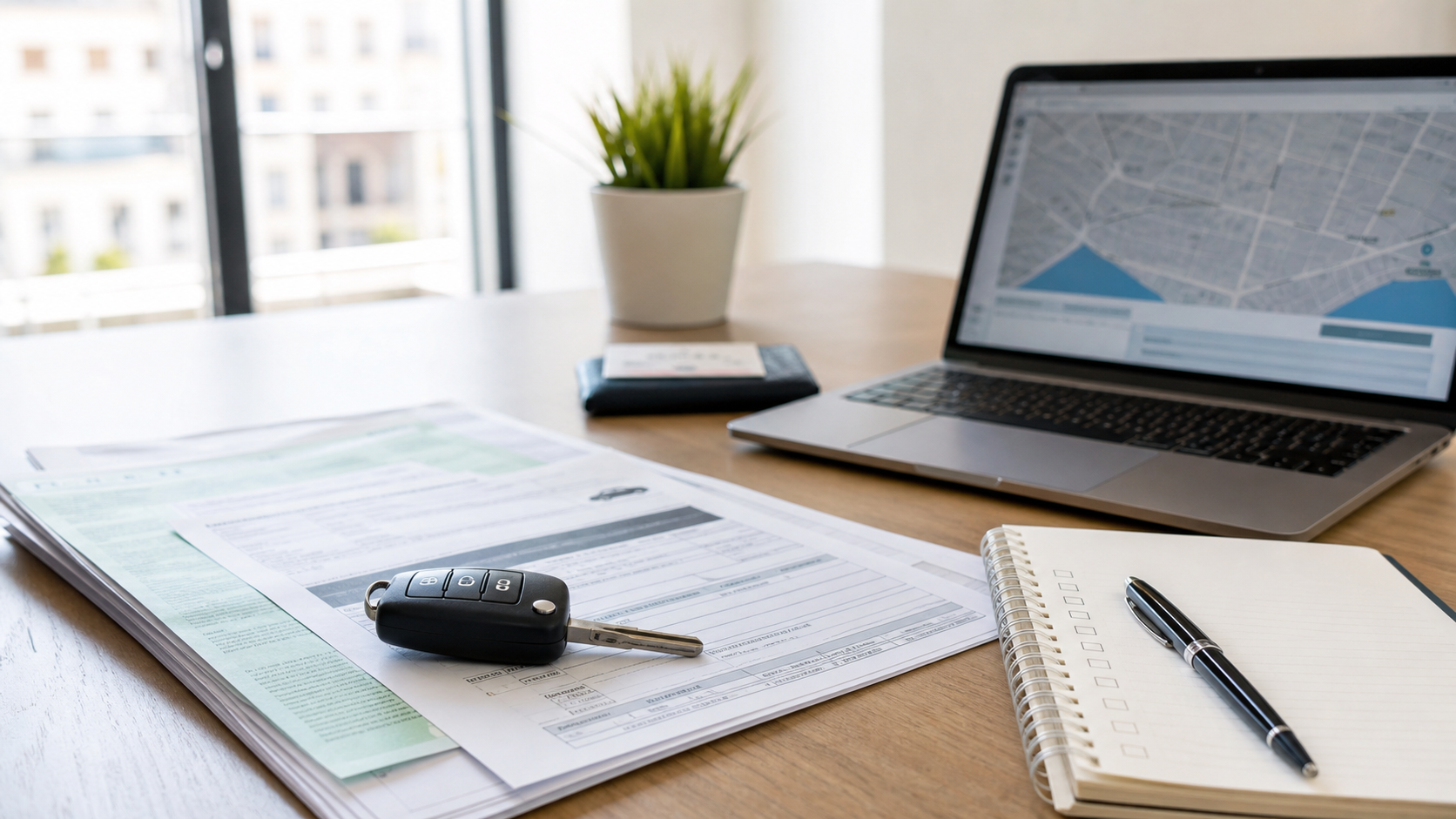 Used car transfer paperwork and DGT vehicle check for expats in Spain